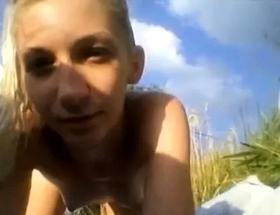 Sexy girl playing outdoor