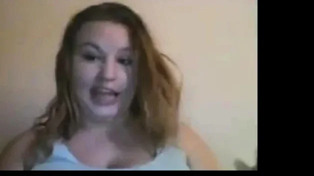 Chubby teen shows me her tits