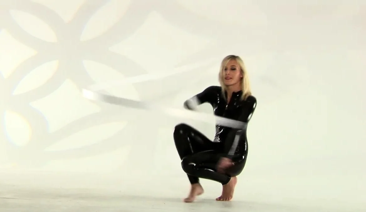 Latex fetish femdom bdsm anal strap on pain