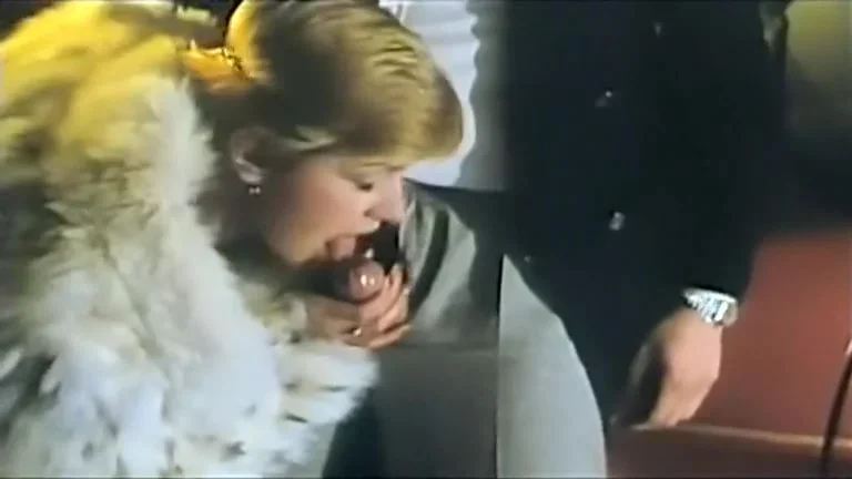 Carole Pierac fucked in fur coat