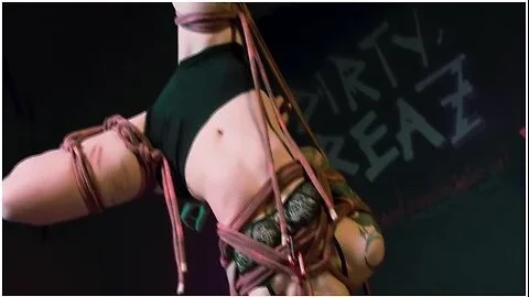 Skinny Goth Girl Get Shibari Suspension - Bondage Bdsm Private Sesion