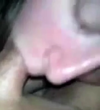 Ruined blonde  gives skillful blowjob and rimjob in pov