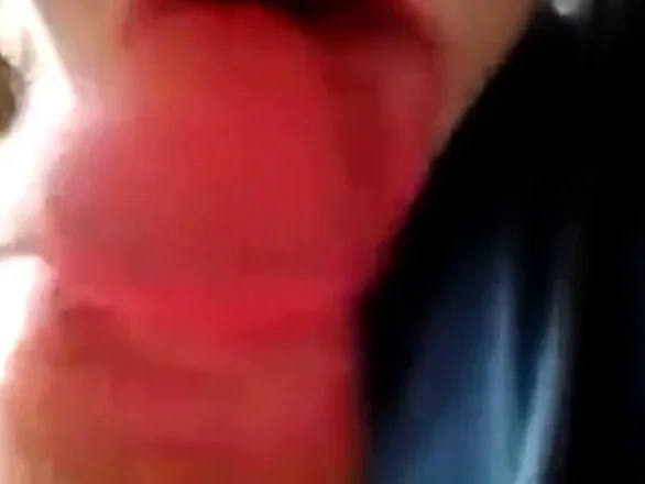 She sucks cock till she taste cum in her mouth