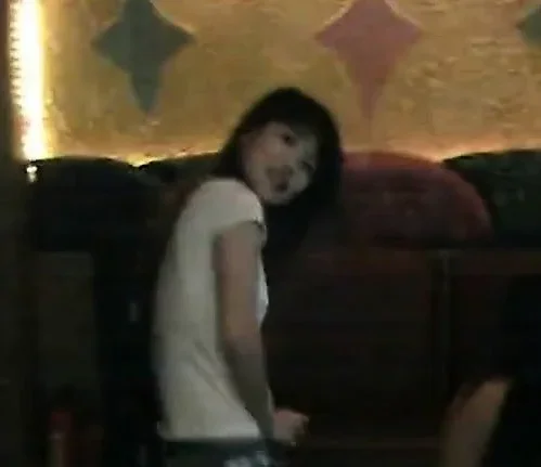 Japanese girl shows her hairy pussy