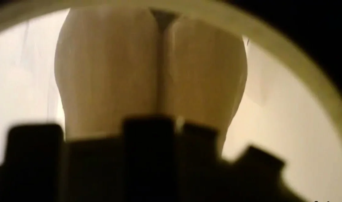 Spying on ebony niece with big ass in shower