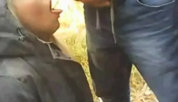 Sexy Hot Blonde Cum In Mouth Outdoor