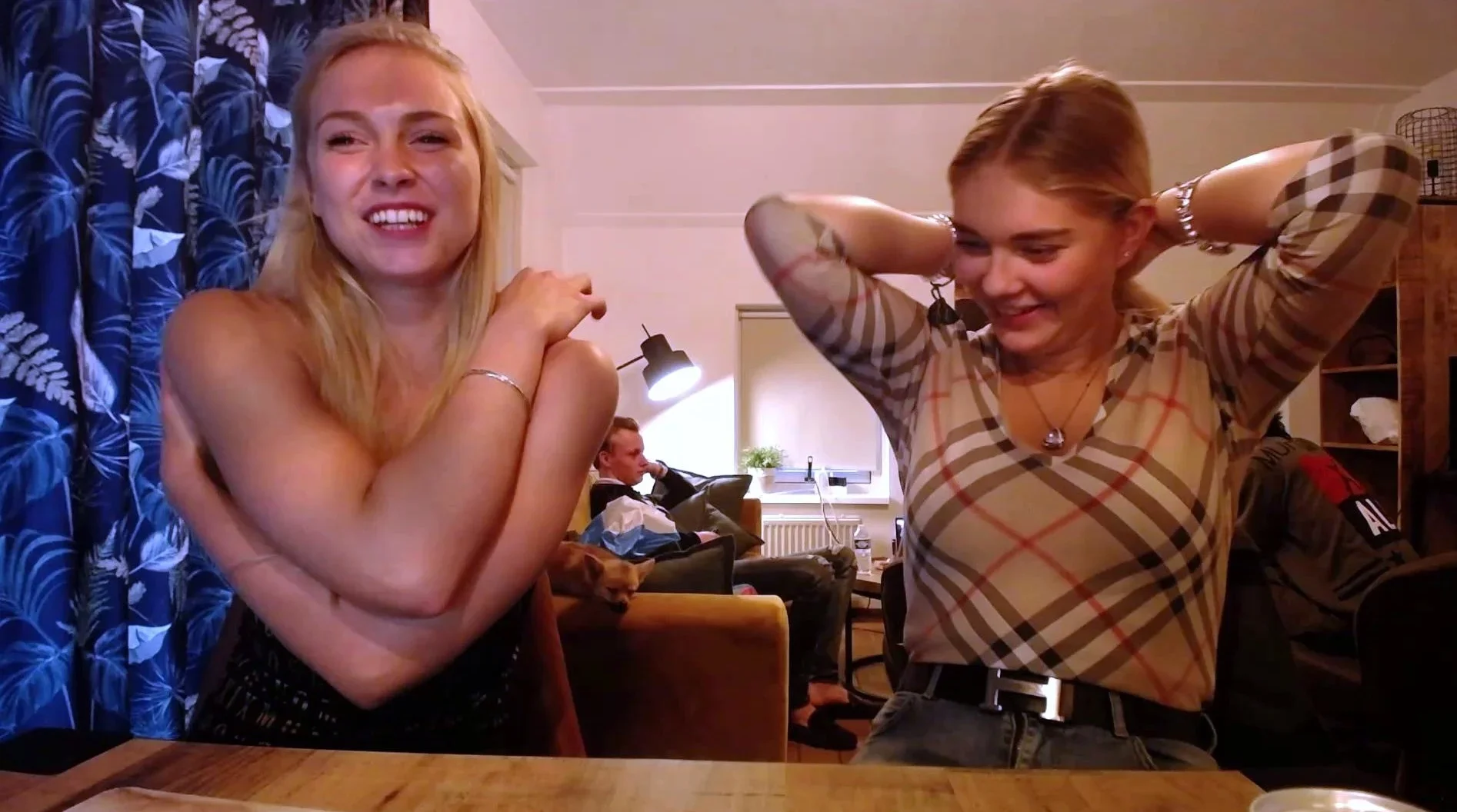 Hottest Amateur 19yo Busty Blonde Teen abused on Webcam