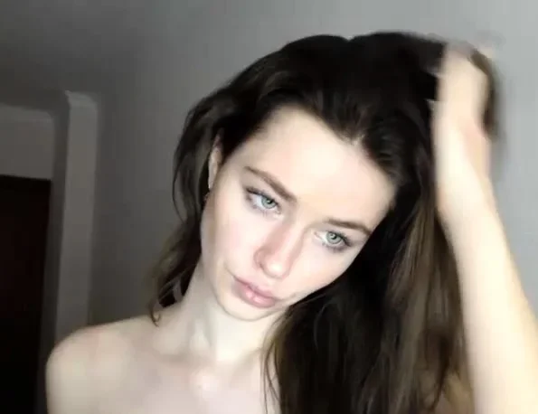 Small titted babe toys her pussy on webcam