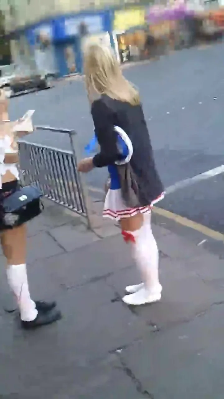 Haloween upskirt