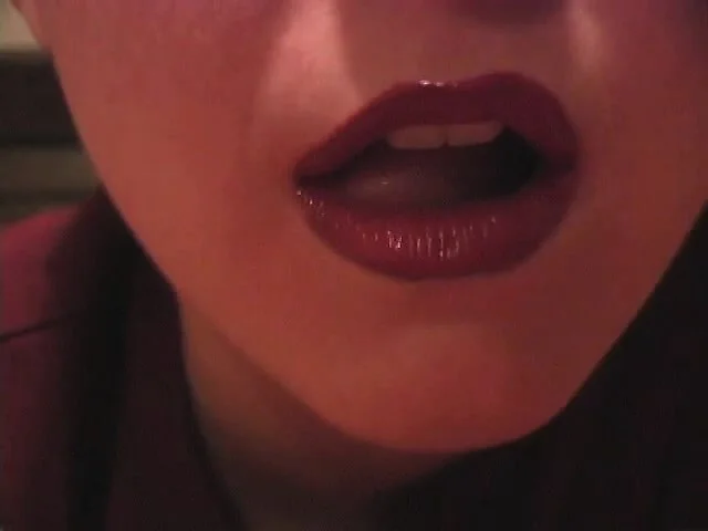 After Annabelle toys herself and jacks a dude off, she puts on her lipstick