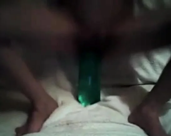 fucking bottle on cam 2