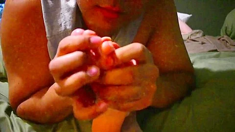 Sucking My Candy Toes Tickles So Bad! - Victor Footfucker Snacks On My Pedicured Toes Like Lollipops