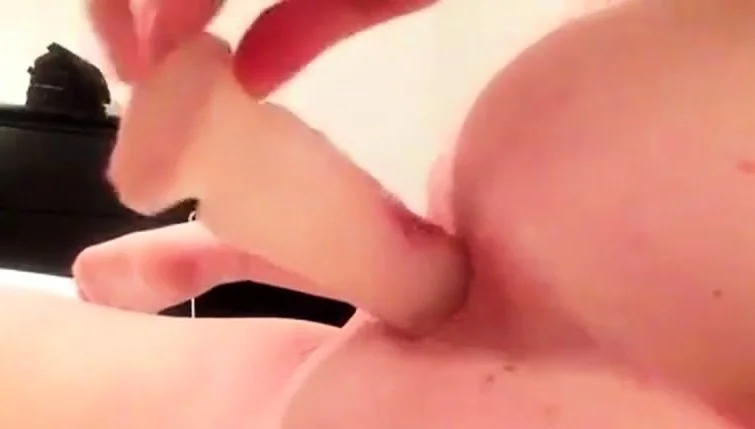 Harcore Dildo in Ass Masturbation