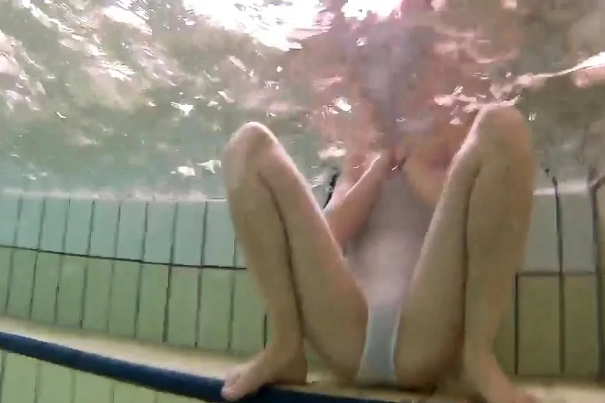 Underwater swimsuit candid