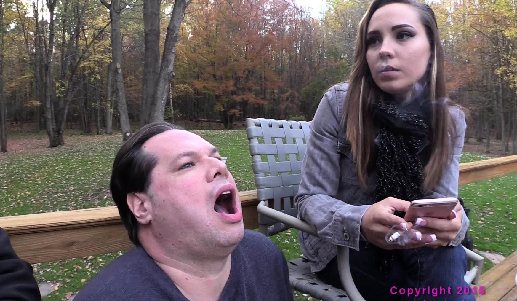 Amateur Outdoor Brunette Masturbates