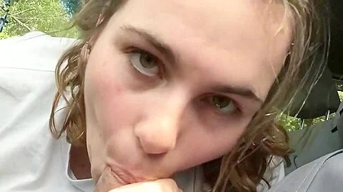 19 year old sucks my cock HARD