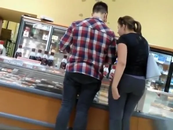 Nice asses women at local supermarket