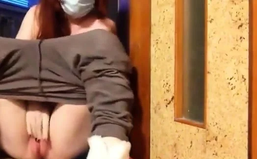 My hot Stepsister dildoing herself