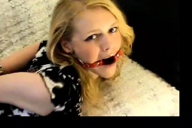 Tied up fetish bondage bdsm sub caned