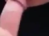 Blonde college girl gives head in the car with happy ending