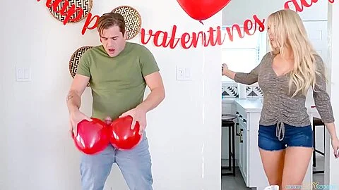 Big Tits Stepmom Seduces Me During Valentines Day