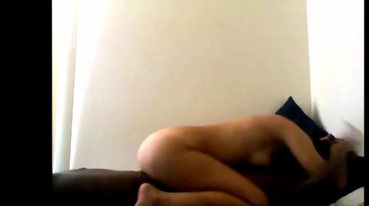 White girl grinds on black cock (no sound)