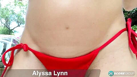 Star-Spangled Bikini Girl Alyssa Lynn