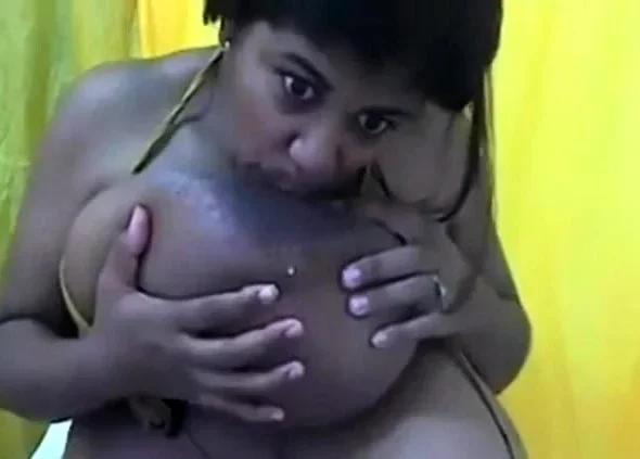 Huge juggs with milk
