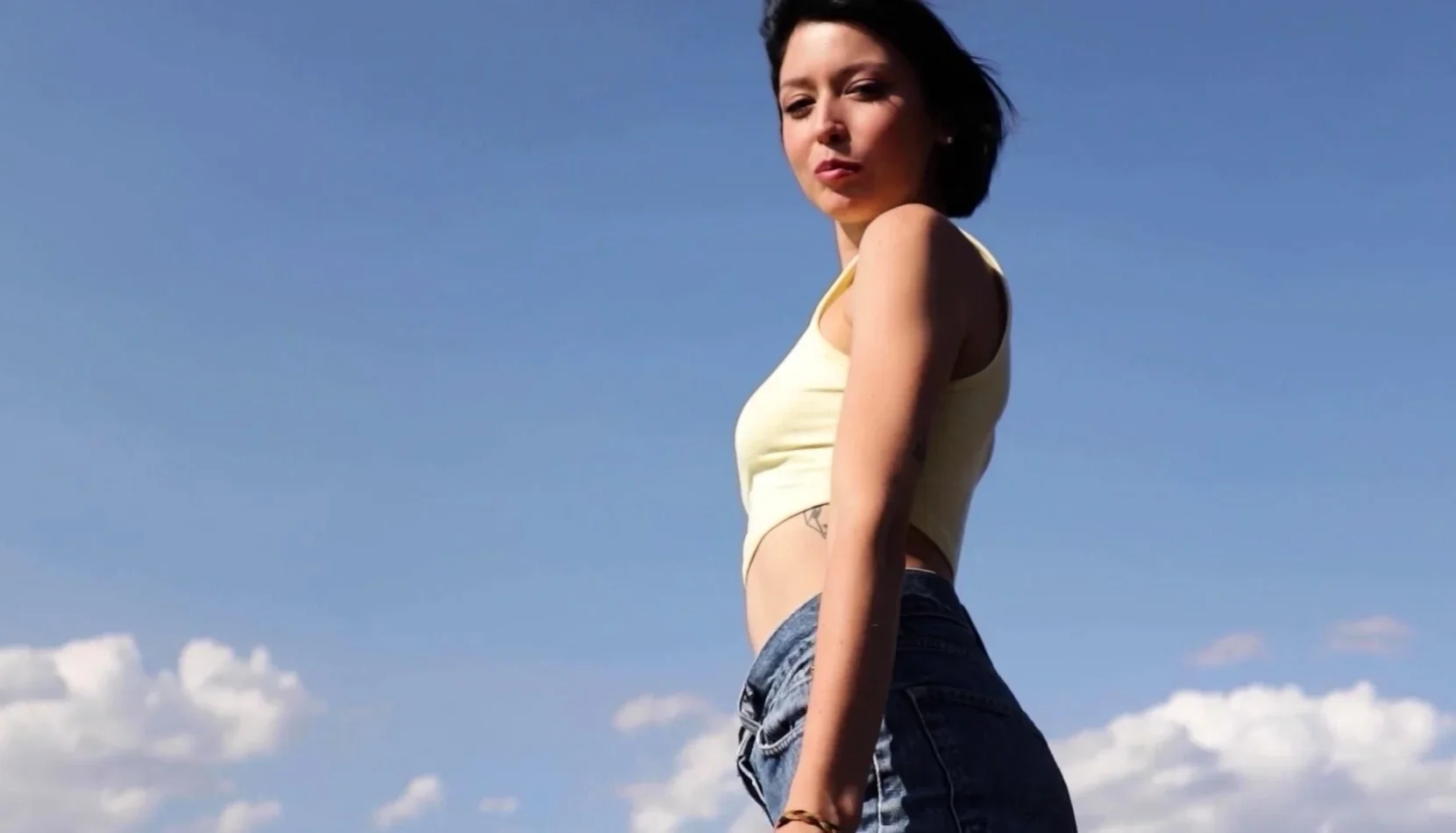 Attractive latina teen loves nude hiking
