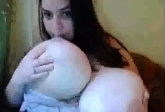 GIANT MASSIVE NATURAL WEBCAM BOOBS