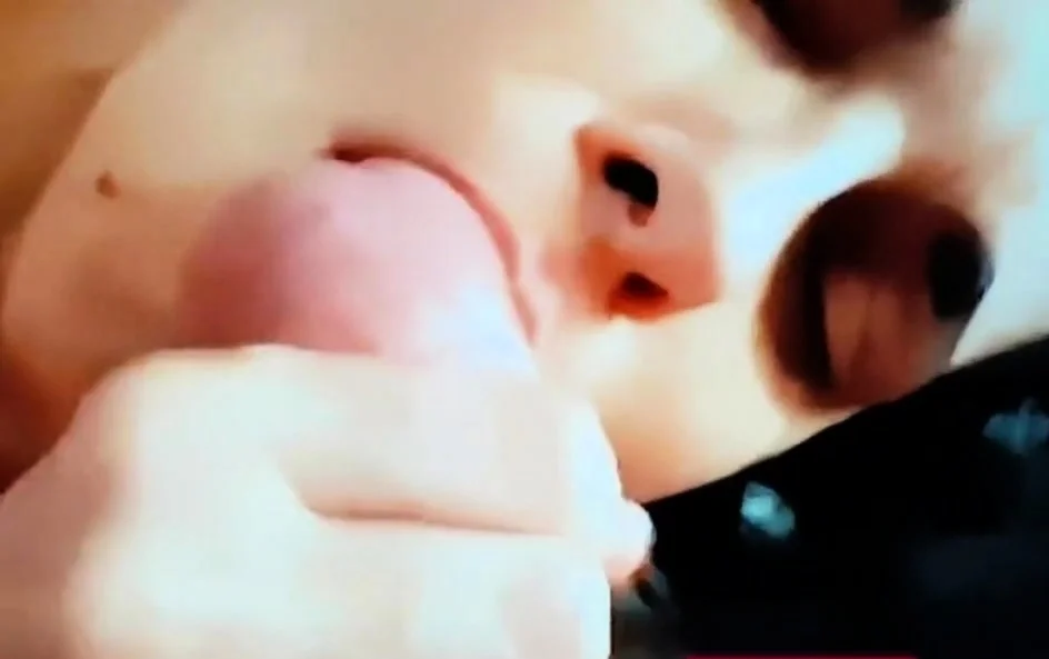 slut slowed Italian blowjob cumshot in mouth