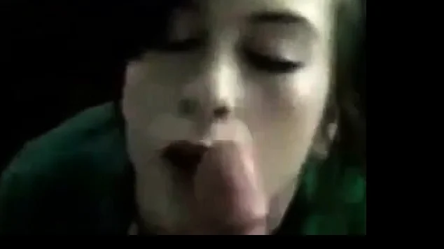 18 YO Teen Amateur Blowjob Facial