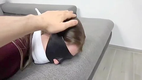 Tape Gagged Blowjob