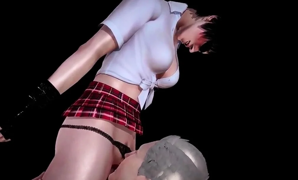 Brunette 3D Hentai Slut Uncensored Cartoon Sex