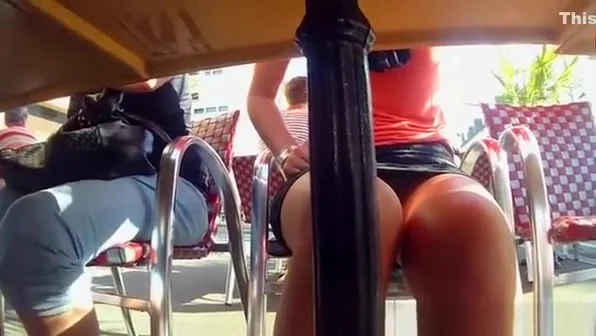 Under the table upskirt