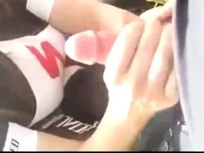 Sweet Cyclist Giving A Handjob