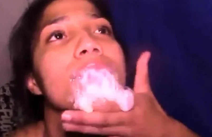 Playing with cum
