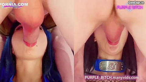 Purple Bitch - 2 Hinatas & 2 Sakuras