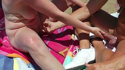 Public Beach Sex In Spain Everyone Can Finger And Fuck Me O