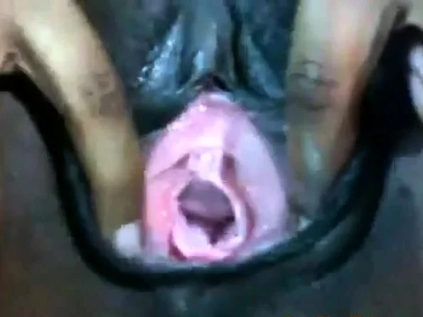 ebony creamy close up and toying 369