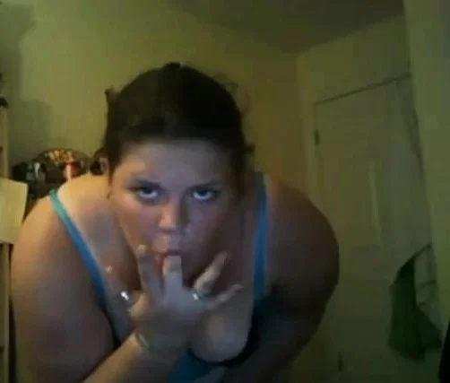 BBW Shoves a Toy in her Fat Pussy