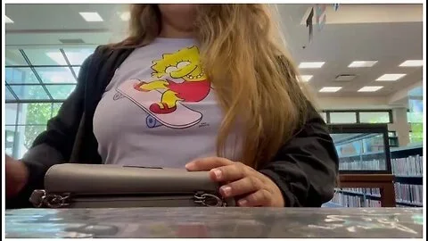 Moore Flashing In The Library