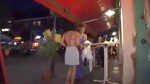 Strip Game Contest at Bar.--CharlottC