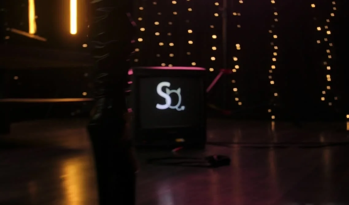 STASYQ - On stage stripping by skinny teen AngelQ