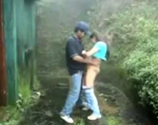 Outdoor Public Suck Fuck Rain