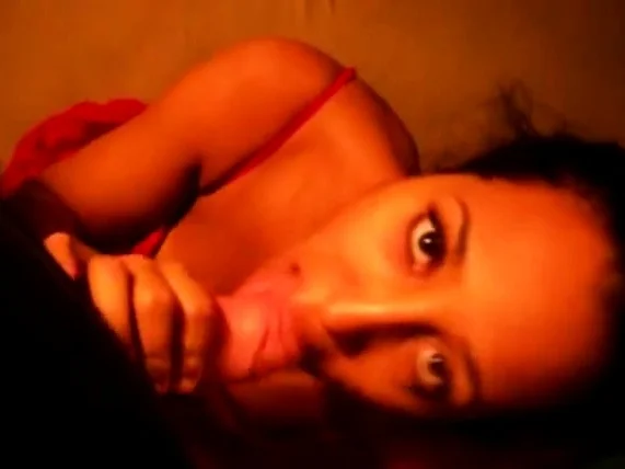 Ebony Amateur Blowjob and Cum Swallow