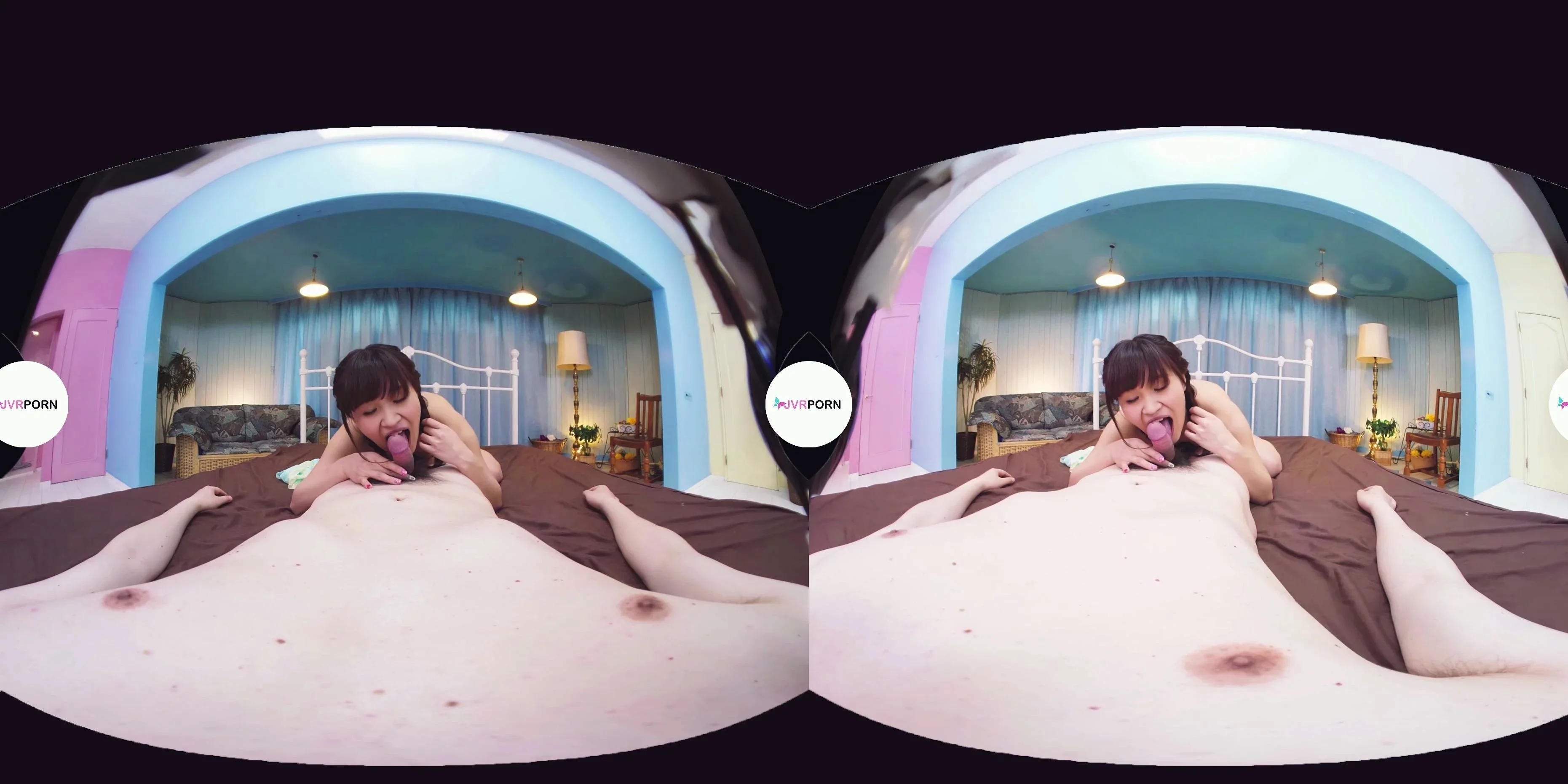 Asian amateur girlfriend gives a blowjob pov HD