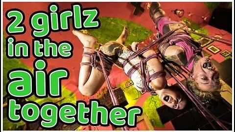 Shibari Fun - Cute Dreadlocks Girls Anuskatzz + Valkyriz Getting Tied Up Bondage Bdsm